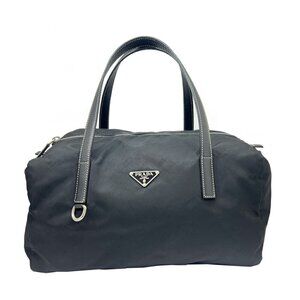 PRADA Black Boston Bag